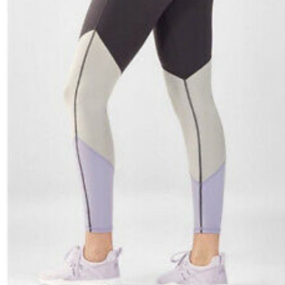 Fabletics Powerhold Color Block Leggings - Picture 3 of 9